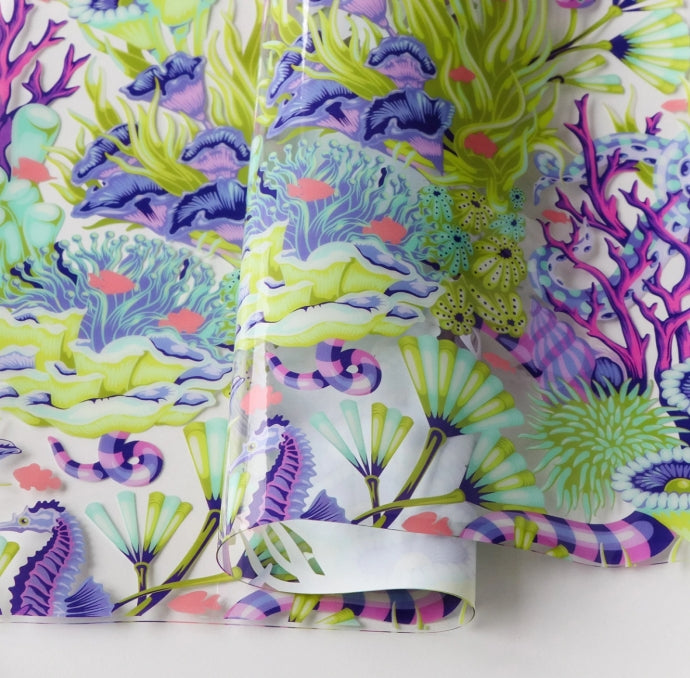 Tula Pink Floral Reef Collection: Reef What You Sew Vinyl