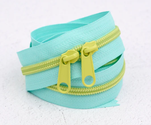 30" Handbag Zipper - Lime Splash
